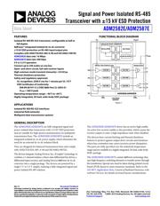 ADM2582EBRWZ Datenblatt PDF