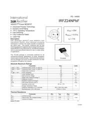 IRFZ24NPBF Datenblatt PDF