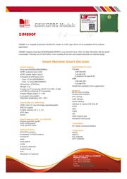 SIM800F 数据规格书 1