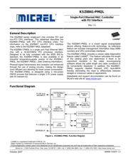 KSZ8841-PMQLI 数据规格书 1