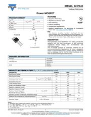 IRF640PBF 数据规格书 1