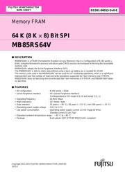 MB85RS64VPNF-G-JNE1 数据规格书 1