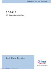 BGA416E6327XT 数据规格书 1