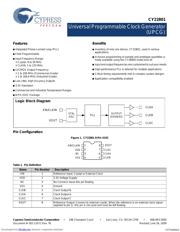 CY22801KFXI 数据规格书 1