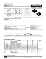 IRFHS8242 数据规格书 1