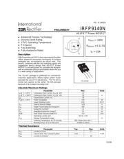 IRFP9140 数据规格书 1