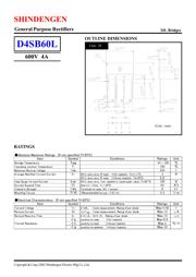 D4SB60 数据规格书 1