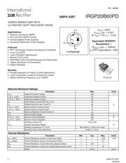 IRGP20B60PD 数据规格书 1