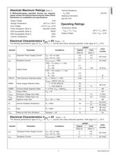 LM4927SD 数据规格书 4