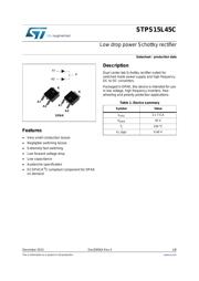 STPS15L45CB-TR datasheet.datasheet_page 1