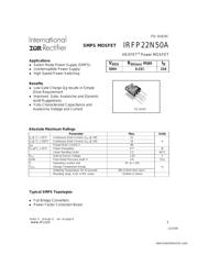 IRFP22N50A 数据规格书 1
