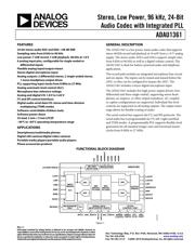 ADAU1361BCPZ datasheet.datasheet_page 1