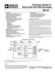 ADV7194KST datasheet.datasheet_page 1