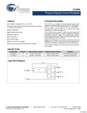 CY2303SXI 数据规格书 1
