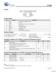 CY2303SXIT 数据规格书 2