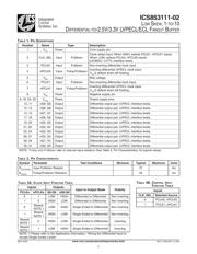 ICS853111AY-02 数据规格书 2