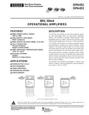 OPA453 datasheet.datasheet_page 1