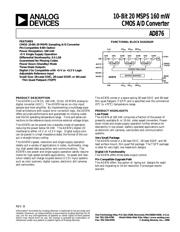 AD876 datasheet.datasheet_page 1