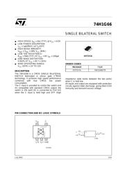 74H1G66STR 数据规格书 1