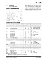 TC7650CPA 数据规格书 3