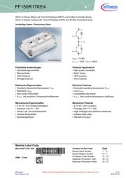 FF150R17KE4 datasheet.datasheet_page 1