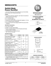 MBR6045 Datenblatt PDF