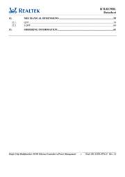 RTL8139DL-GR 数据规格书 5