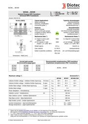 BC547B 数据规格书 1