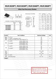 MUR3020WTG 数据规格书 1
