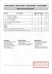 MUR3020WTG 数据规格书 2