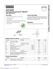 FDPF3860TYDTU datasheet.datasheet_page 1