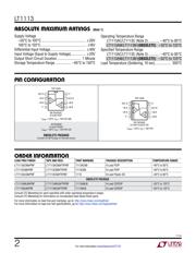 LT1113CN8#PBF datasheet.datasheet_page 2