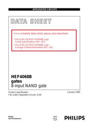 HEF4068BP 数据规格书 1