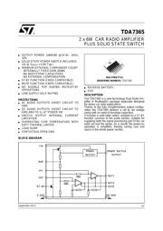 TDA7365 datasheet.datasheet_page 1