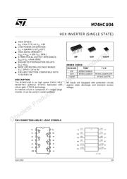 M74HCU04RM13TR datasheet.datasheet_page 1