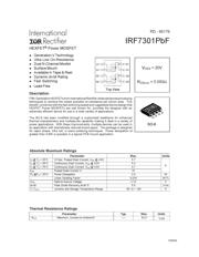 IRF7301 数据手册
