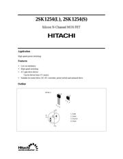 2SK1254L datasheet.datasheet_page 1