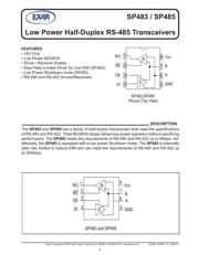 SP485CN-L/TR 数据规格书 1