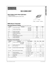 MJE13007 datasheet.datasheet_page 1