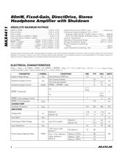 MAX4411ETP+ datasheet.datasheet_page 2