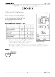 2SC4213 datasheet.datasheet_page 1