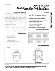 MAX913ESA+T Datenblatt PDF