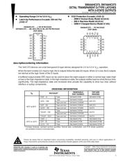 SN74AHC373NSR 数据规格书 1