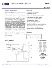 874005AGLF datasheet.datasheet_page 1