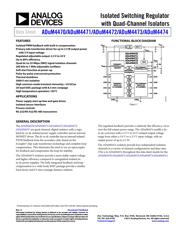 ADUM4470 数据规格书 1
