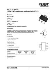 ZXTP19100CGTA datasheet.datasheet_page 1