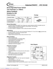 BTS723GWT 数据规格书 1