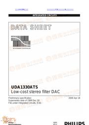 UDA1330A datasheet.datasheet_page 1
