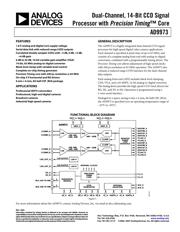 AD9973BBCZ 数据规格书 1
