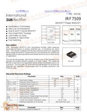 IRF7509 数据规格书 1